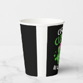 Kutste klaver op de pleisterdag papieren bekers (Rechts)