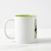 Kutste mok van de hond, ooit kostbaar en geplinkt (Links)