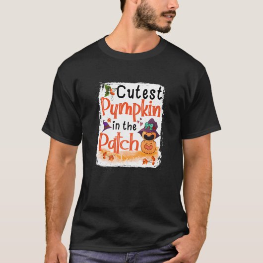 Kutste pompoen in de Herfst van de fluitje T-shirt (Voorkant)