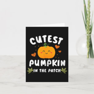 Kutste pompoen in de Herfst van de pleister Kaart