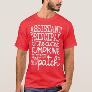 Kutste pompoen in de hoofdverpakking van de pleist t-shirt