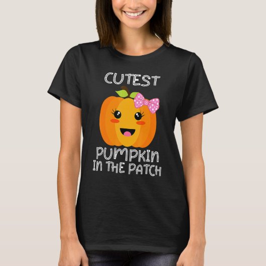 Kutste pompoen in het fluitje van de grappige hall t-shirt (Voorkant)