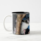 Kutste suikerzweren - moonbeams tweekleurige koffiemok (Links)