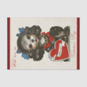 Kutste Valentijnse Puppy Ever!! tissue papier (Voorkant)