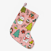 Kuttekenfilm, pijnbomen en kerst e kleine kerstsok (Voorkant (Hangend))