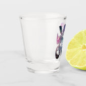 Kuttemaafjes met kat en kattenverf shot glas (Links)