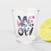 Kuttemaafjes met kat en kattenverf shot glas (Voorkant)