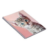 Kutten met blauwe ogen. notitieboek (Rechterzijde)