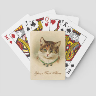 Kutten met riemen op ketting - voor kattenliefhebb speelkaarten