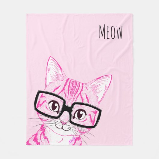 Kutterige kattebakkerij Soft Fleece Blanket MEDIUM (Voorkant)