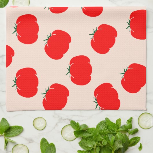 Kuttomaten keukenhanddoeken (Gevouwen)