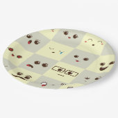 Kutvlak Papieren Bordje (Gekanteld)