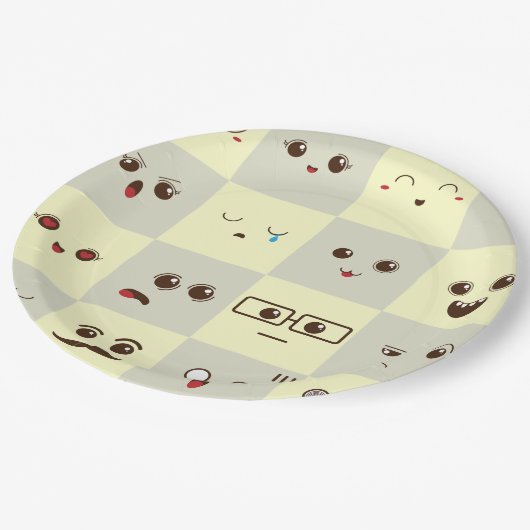 Kutvlak Papieren Bordje (Gekanteld)