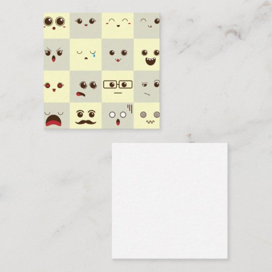 Kutvlak Vierkante Visitekaartje (Voorkant / Achterkant)