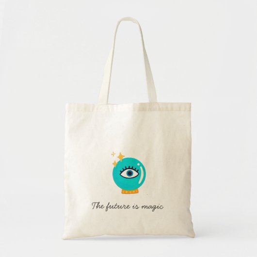 Kutvreemde magische kristaloog tote bag (Voorkant)