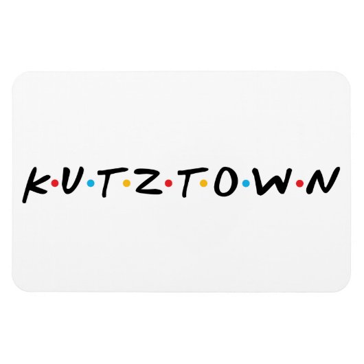 Kutztown University (VRIENDEN Logo) Magneet (Horizontaal)