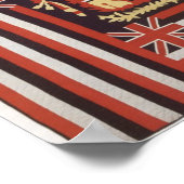 Kuu Hae Aloha (Mijn geliefde vlag), Hawaiian katoe Poster (Hoek)