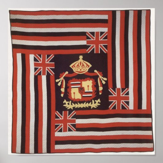 Kuu Hae Aloha (Mijn geliefde vlag), Hawaiian katoe Poster (Voorkant)