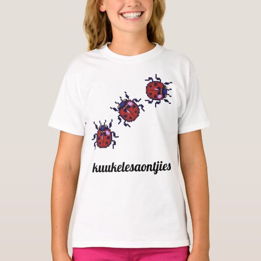 kuukelesaontjie pixelart shirt (Voorkant)
