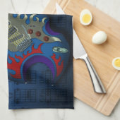 KuuMa Guitar 02 (B) Theedoek (Quarter Fold)