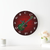 KuuMa Guitar Clock Grote Klok (Huis)
