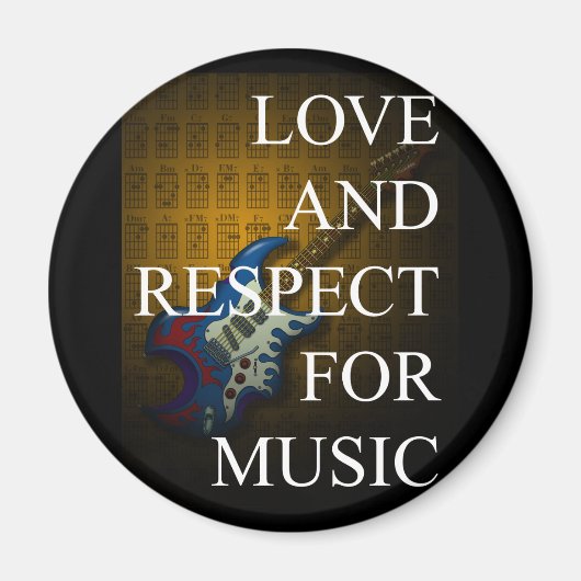 KuuMa Guitar Love 02 Magneet (Voorkant)