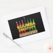 Kuumba Rechthoekige Sticker (Envelop)