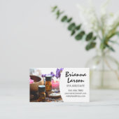 kuuroord | Kruidenoliën en badzouten Visitekaartje (Staand voorkant)