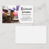 kuuroord | Kruidenoliën en badzouten Visitekaartje (Voorkant / Achterkant)