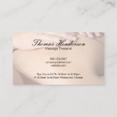 kuuroord | Massage Visitekaartje (Achterkant)