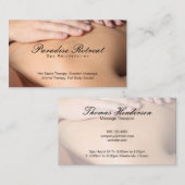 kuuroord | Massage Visitekaartje (Voorkant / Achterkant)