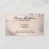 kuuroord | Massage Visitekaartje (Achterkant)