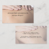 kuuroord | Massage Visitekaartje (Voorkant / Achterkant)