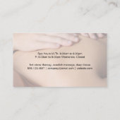 kuuroord | Massage Visitekaartje (Achterkant)