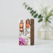 kuuroord | Monogram | Holistische geneeskunde Visitekaartje (Staand voorkant)