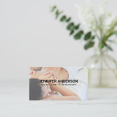 kuuroord | Rugmassage Visitekaartje (Staand voorkant)