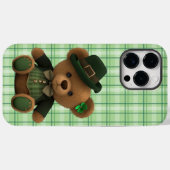 KUUT IRISH TEDDY BEAR MET GROENE PLAID PATTERN Case-Mate iPhone CASE (Achterkant (horizontaal))