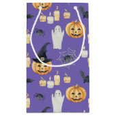 KUUTE HALLOWEEN PUMPKINS GHOSTS KANDLES BATS KLEIN CADEAUZAKJE (Achterkant)