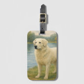 Kuvasz Bagagelabel (Voorkant (verticaal))