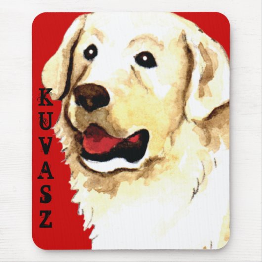 Kuvasz Color Block Muismat (Voorkant)