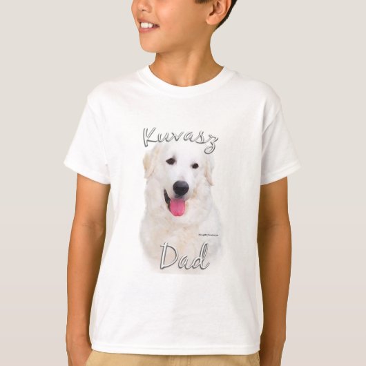 Kuvasz Dad 2 T-shirt (Voorkant)