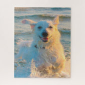 Kuvasz Dog. Legpuzzel (Verticaal)