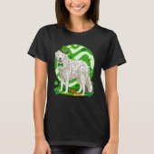 Kuvasz Dog St Patrick's Day Leprechaun T-shirt (Voorkant)