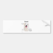 Kuvasz Geschiedenis Ontwerp Bumpersticker (Voorkant)