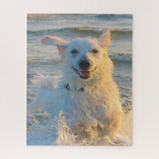 Kuvasz hond. legpuzzel (Verticaal)