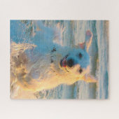 Kuvasz hond. legpuzzel (Horizontaal)