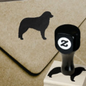 Kuvasz Hondenras Silhouet Rubberstempel