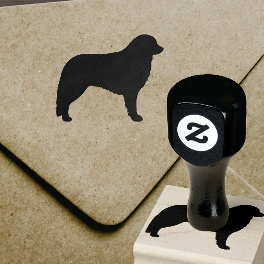 Kuvasz Hondenras Silhouet Rubberstempel