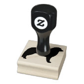 Kuvasz Hondenras Silhouet Rubberstempel (Stempel)