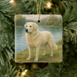 Kuvasz Keramisch Ornament